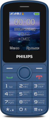 Мобильный телефон Philips E2101 Xenium синий, цена, описание, фото 1 Мобильный телефон Philips E2101 Xenium синий - фото 1