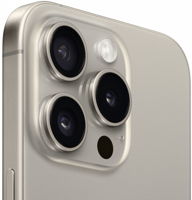 Смартфон Apple iPhone 15 Pro A3101 128Gb черный (MTU93J/A) - фото 2