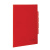 Папка-уголок А4 150 мкм 3 отделения Brauberg красная - фото 1