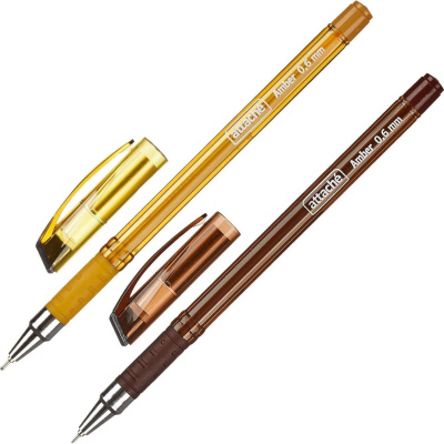 Ручка шариковая Attache Amber 0.6 мм синяя - фото 2