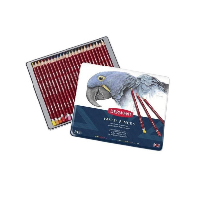 Набор карандашей пастельных Derwent Pastel 24шт мет короб  - фото 2