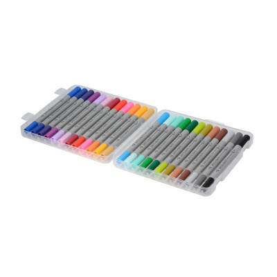 Маркеры для скетчинга 24 цвета двухсторонние кисточка + линер Bruno Visconti Sketch&Art - фото 2