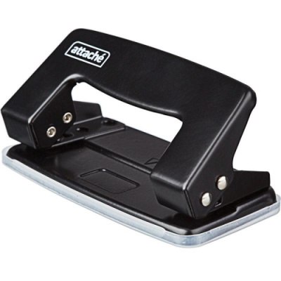 Дырокол до 10 листов Attache 6304 черный - фото 1