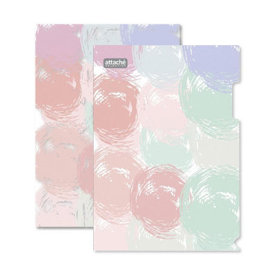Папка уголок А4 200 мкм Attache Selection Pastel в ассортименте - фото 5