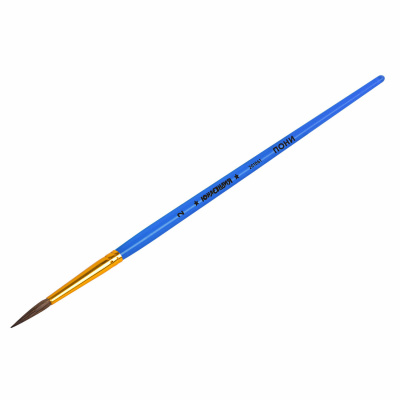 Кисть пони № 2 круглый пучок Юнландия - фото 3