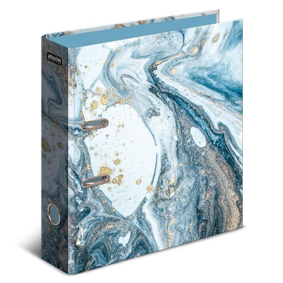 Папка-регистратор А4 75 мм Attache Selection Fluid серая - фото 1