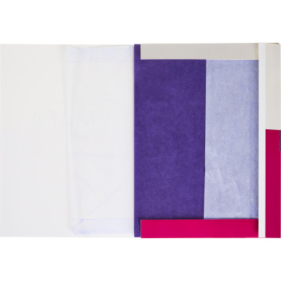 Бумага копировальная А4 фиолетовая 50 листов Attache - фото 3