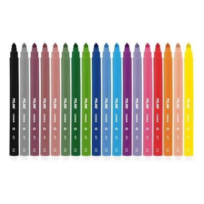 Фломастеры 18 цветов Milan Conic tip - фото 2