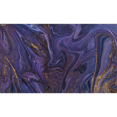 Коврик на стол 350х590 мм Attache Selection Fluid фиолетовый - фото 1