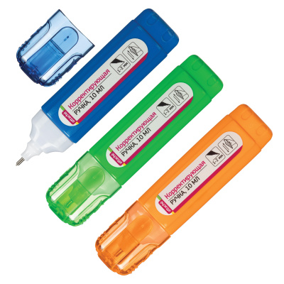 Корректирующий карандаш 10 мл Attache на быстросохнущей основе цвет корпуса в ассортименте, цена, описание, фото 1 Корректирующий карандаш 10 мл Attache на быстросохнущей основе цвет корпуса в ассортименте - фото 1