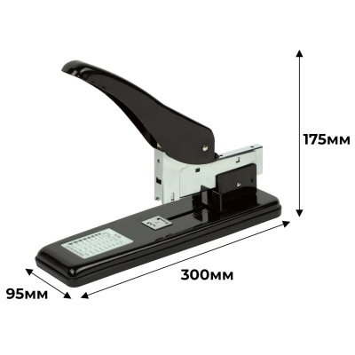 Степлер профессиональный до 200 листов Attache черный, цена, описание, фото 6 Степлер профессиональный до 200 листов Attache черный - фото 6