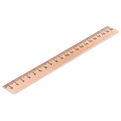 Линейка 20 см деревянная Пифагор - фото 4