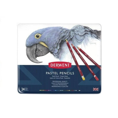 Набор карандашей пастельных Derwent Pastel 24шт мет короб  - фото 1