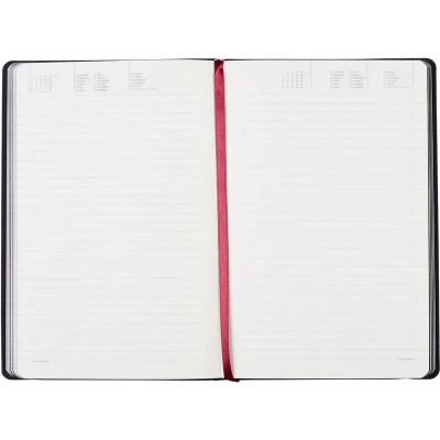 Ежедневник недатированный А5 искусственная кожа 136 л Bruno Visconti Megapolis Soft бордовый - фото 3