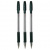 Ручка шариковая Pilot BPS-GP-F 0.22 мм черная (уп. 3 шт) - фото 2