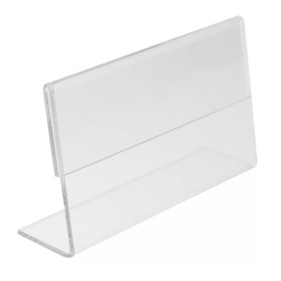 Ценникодержатель-подставка 60х40 мм прозрачный - фото 1