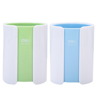 Подставка-стакан для ручек и карандашей Deli Е9141 цвет в ассортименте - фото 14