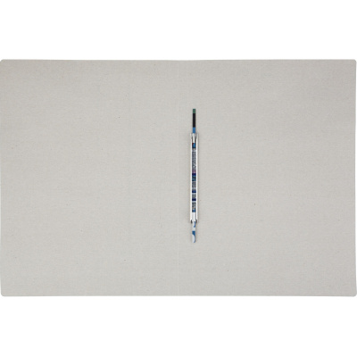 Скоросшиватель картонный мелованный A4 до 200 листов Attache Дело зеленый (плотность 360 г/м²) - фото 3