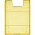 Лоток для бумаг горизонтальный прозрачный желтый Han с индексным окном, цена, описание, фото 3 Лоток для бумаг горизонтальный прозрачный желтый Han с индексным окном - фото 3