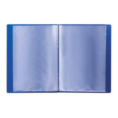 Папка файловая А4 25 мм на 40 файлов Brauberg синяя - фото 2