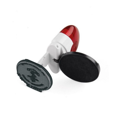 Оснастка для печати круглая карманная 40 мм Color Pocket Stamp R40 красная - фото 2