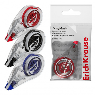 Корректирующая лента 5 мм x 7 м Erich Krause Standard в ассортименте - фото 1