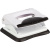 Дырокол до 16 листов Attache Master белый/черный с линейкой - фото 2