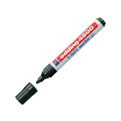 Маркер для ткани черный Edding 4500 (толщина линии 2-3 мм) - фото 1