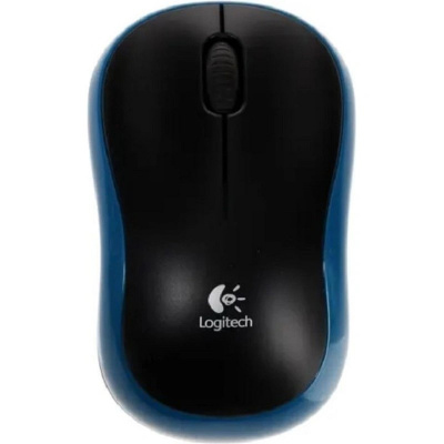 Мышь компьютерная беспроводная Logitech M185 (910-002239) синяя - фото 3