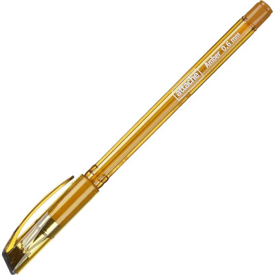 Ручка шариковая Attache Amber 0.6 мм синяя - фото 5
