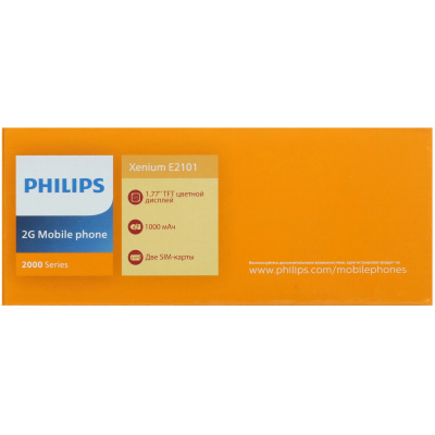 Мобильный телефон Philips Xenium E2101 черный - фото 3
