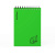 Блокнот А6 с пластиковой обложкой в клетку 80 л на спирали Erich Krause Motion, зеленый - фото 1