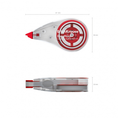Корректирующая лента 5 мм x 7 м Erich Krause Standard в ассортименте - фото 3