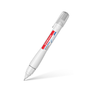 Корректирующая ручка 6 мл Erich Krause Arctic White на быстросохнущей основе - фото 1