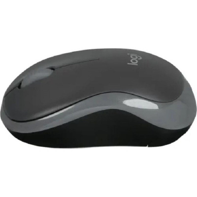 Мышь компьютерная беспроводная Logitech M185 (910-002252) черно-серая - фото 4