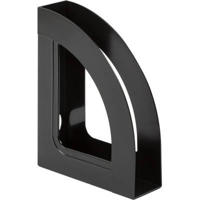 Вертикальный накопитель для бумаг 70 мм пластиковый черный Attache Economy Респект - фото 3