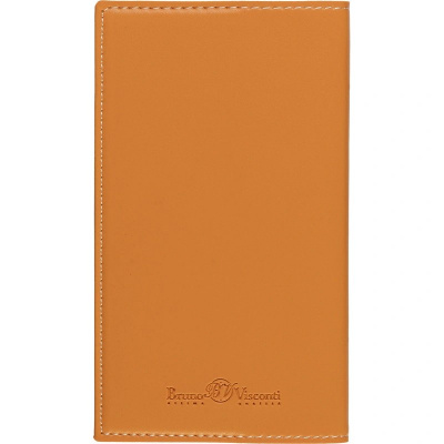 Еженедельник недатированный А6 искусственная кожа 80 л Bruno Visconti Metropol оранжевый - фото 4