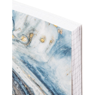 Бизнес-тетрадь А5 в клетку 96 л на спирали Attache Selection Fluid серо-голубая - фото 11