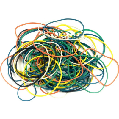 Резинка универсальная 60 мм цветная 50 г - фото 1