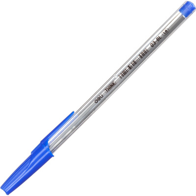 Ручка шариковая Deli Think EQ3-BL 0.7 мм синяя - фото 6