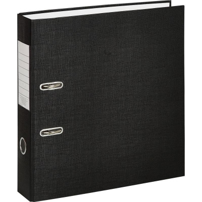 Папка-регистратор А4 75 мм Attache Economy черная - фото 1