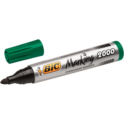 Маркер перманентный зеленый BIC Marking 2000 (толщина линии 1.7 мм) - фото 1