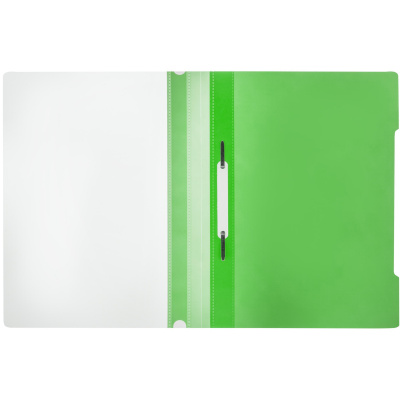 Скоросшиватель пластиковый A4 до 100 листов Attache Элементари зеленый - фото 3