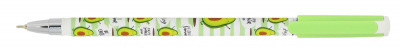 Ручка шариковая Lorex Slim Soft Food Addiction Avocado 0.5 мм синяя - фото 5