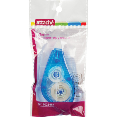 Корректирующая лента 5 мм x 6 м Attache - фото 2