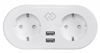 Умная розетка Digma DiPlug 400 белая - фото 1