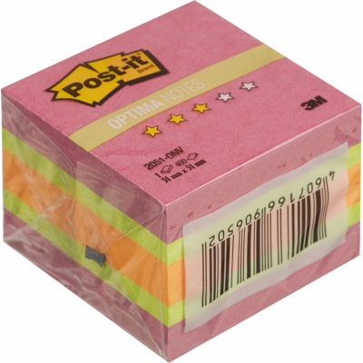 Блок для записей с клеевым краем 51х51 мм Post-it Зима (1 блок 400 листов) - фото 1
