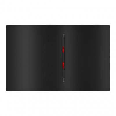 Скоросшиватель пластиковый A4 до 150 листов с пружинным механизмом Erich Krause Matt Classic черный - фото 3