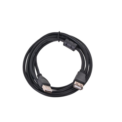 Кабель USB 2.0 AM/AF 1.8 м черный Cablexpert CCF-USB2-AMA - фото 1