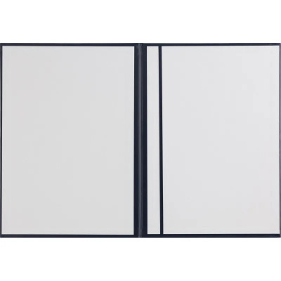 Папка адресная А4 бумвинил с поролоном синяя - фото 4